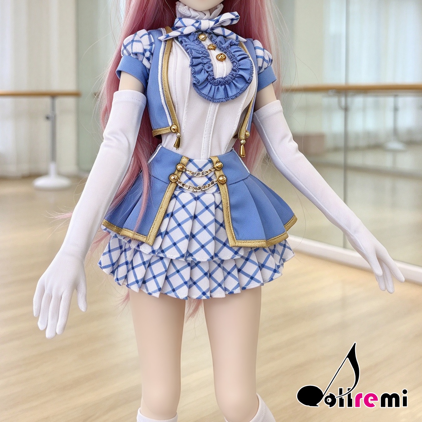 【dollremi】(A0126) 白色及肘手套 White Elbow-length gloves