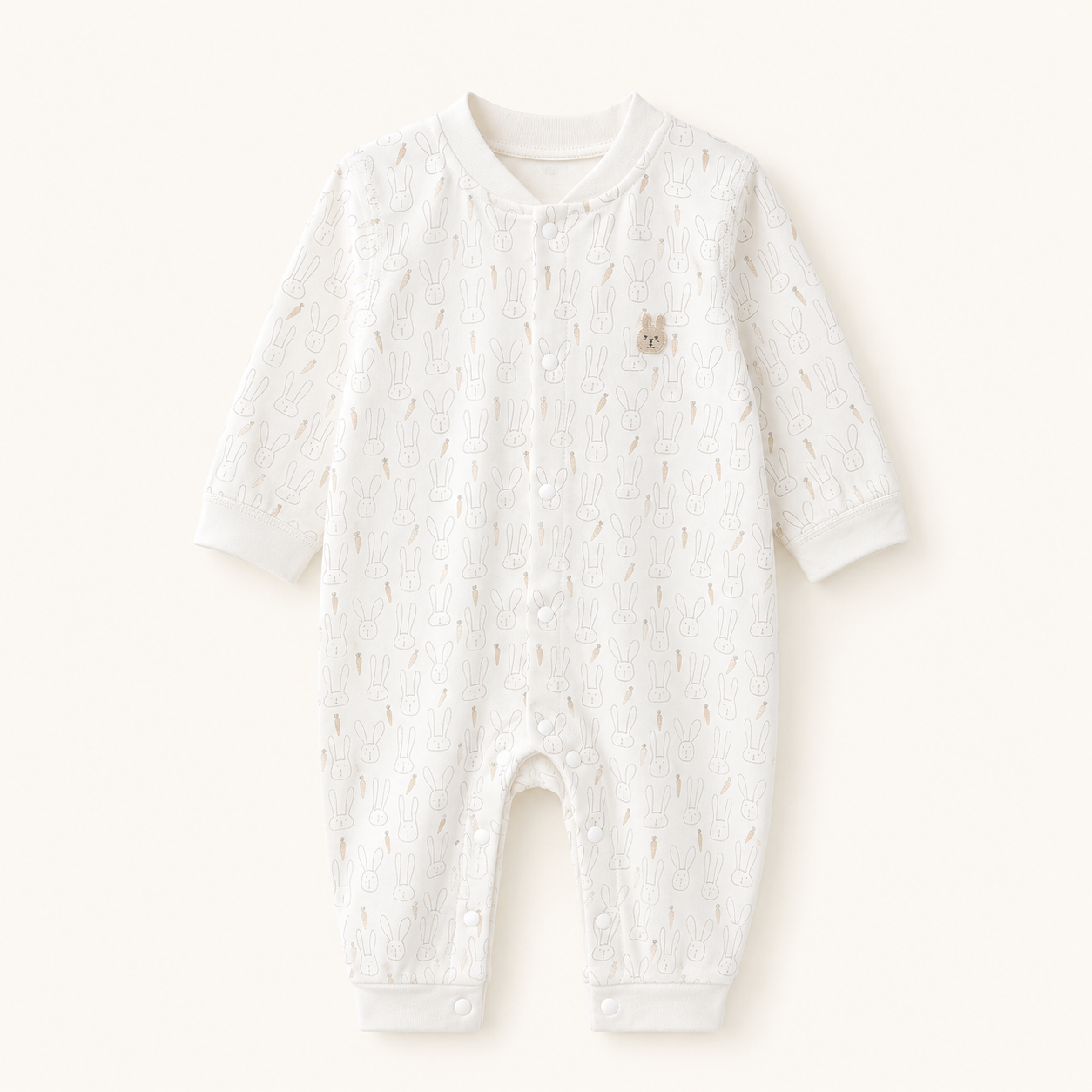 CHUBEES 開胸哈衣 YB08925 Front-Opening Baby Bodysuit