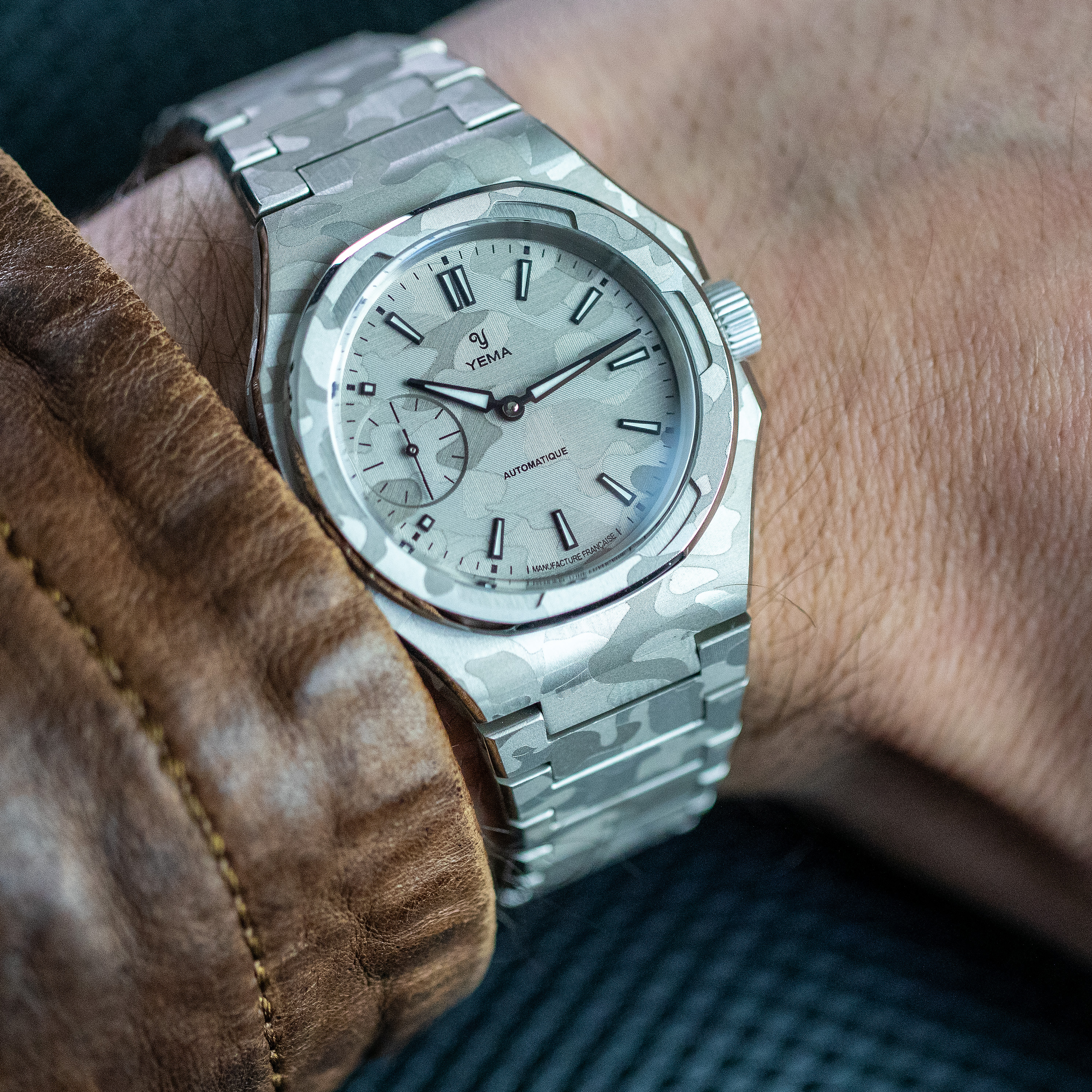 YEMA - Wristmaster Slim Small Seconds CMM.29 Camo Special Edition 迷彩特別版 - 76.26.29.09.SNL.M