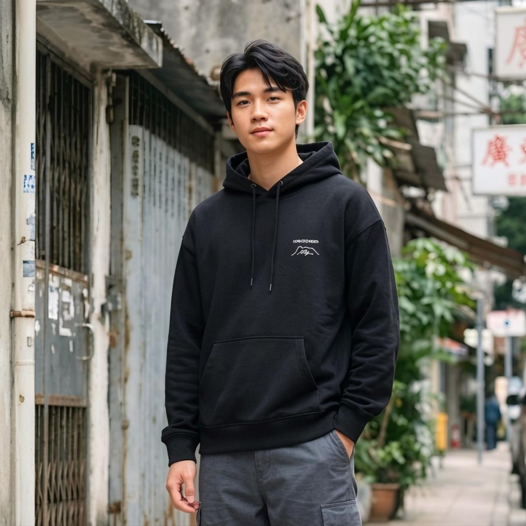 獅子山 HONGKONGER Hoodie (刺繡logo)