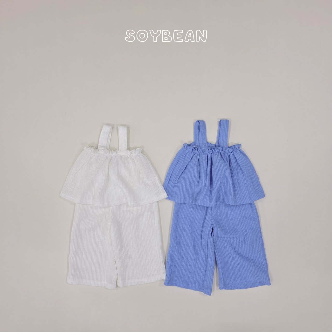 Soybean | Top&Pants set (Blue 100-110)