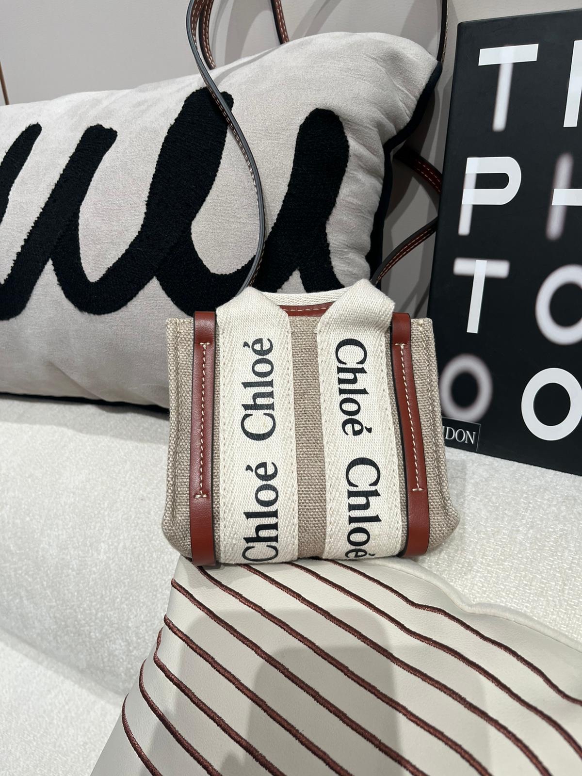 Chloe Nano Woody Crossbody Bag 100%Authentic,98%new 