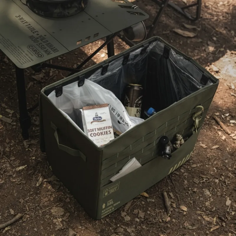 CARGO Container Twin Trash Box 軍事風格收納箱