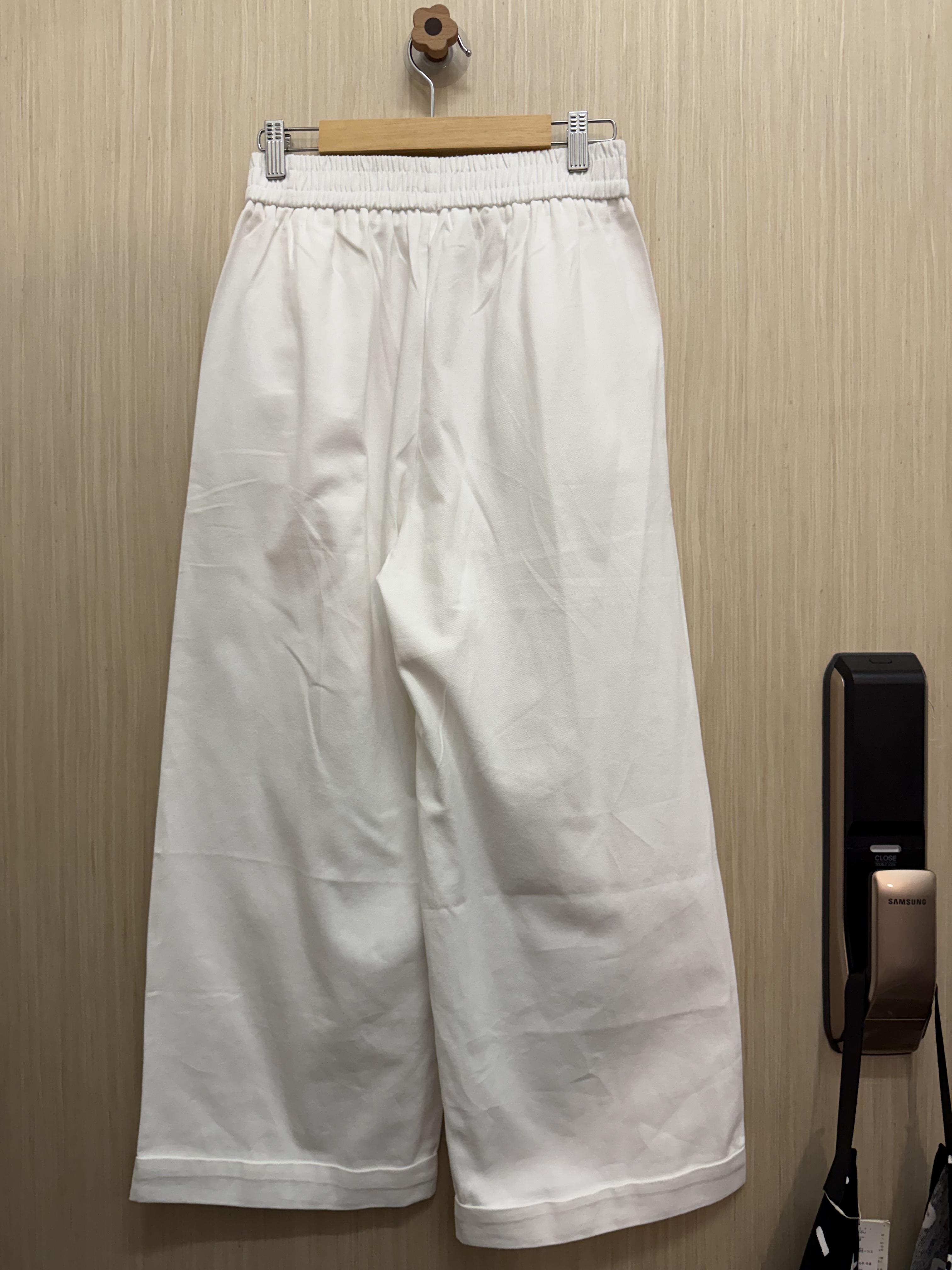 棉質直身𝐫𝐨𝐥𝐥腳褲