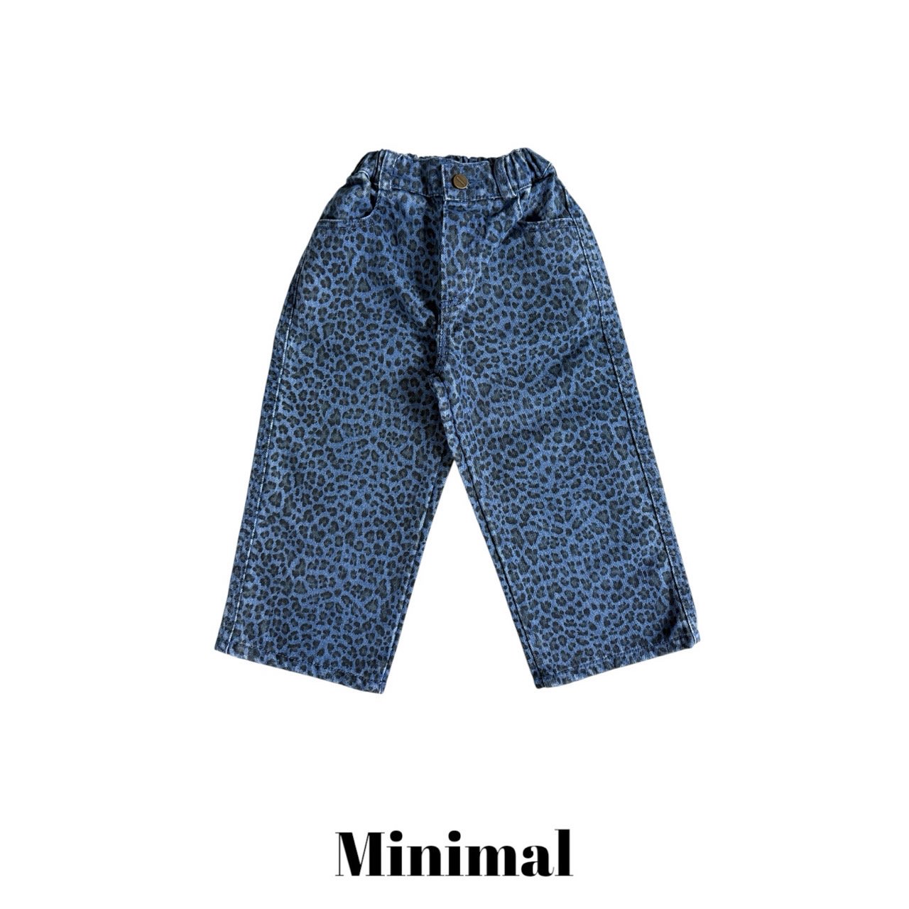 Mnm | Leopard print standard denim