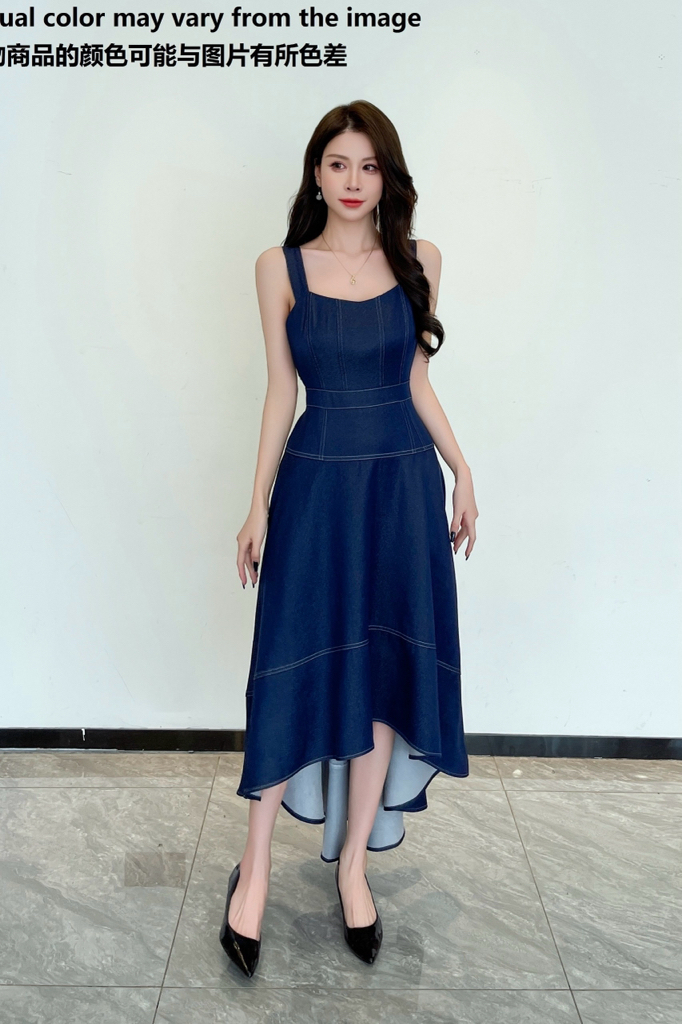 1370BD Aurelia Contour High-Low Dress