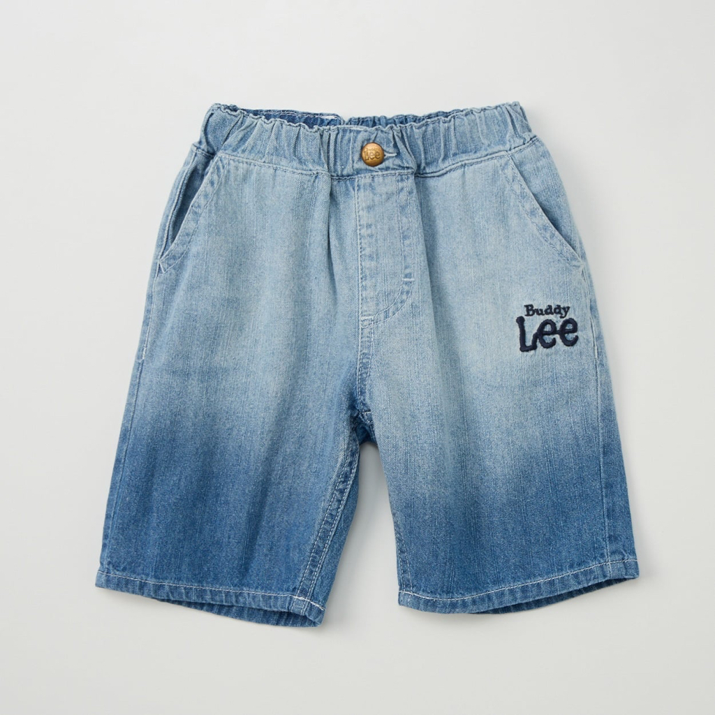 🇯🇵預訂 日本直送🇯🇵Buddy Lee 兩色標誌刺繡漸變半截牛仔褲