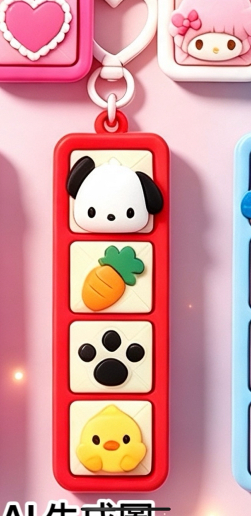 [4月尾到貨]新款 Sanrio 鍵盤按鍵匙扣