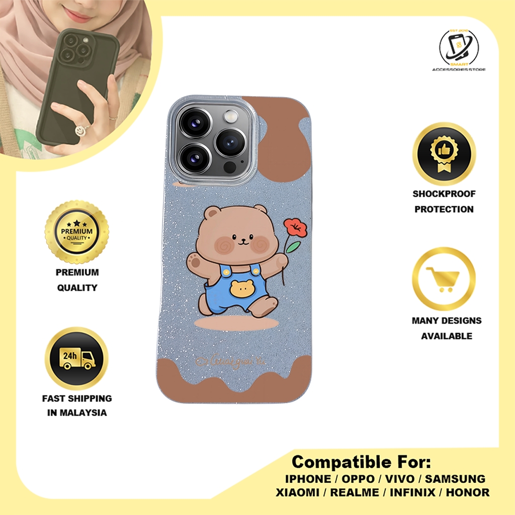 BLING CASE PHONE FOR IPHONE - DESIGN BEAR C