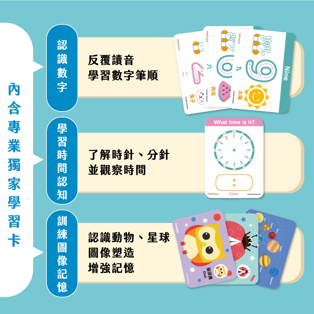 【mamayo】記憶黏土六色工具組-台灣製無毒黏土(含壓模、益智牌卡、擬人配件組、操作手冊)