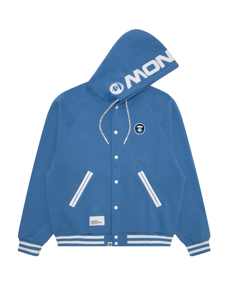 AAPENOW Moonface zip up sweater (D382XXR)