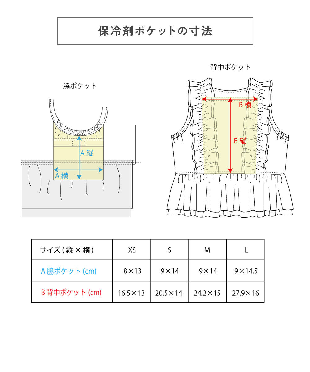 🆕【⭐訂購⭐】🌀 🇯🇵 日本直送 內建冰袋口袋 荷葉邊 降溫背心［3款選］🌀 [ELGA-0044][260808]