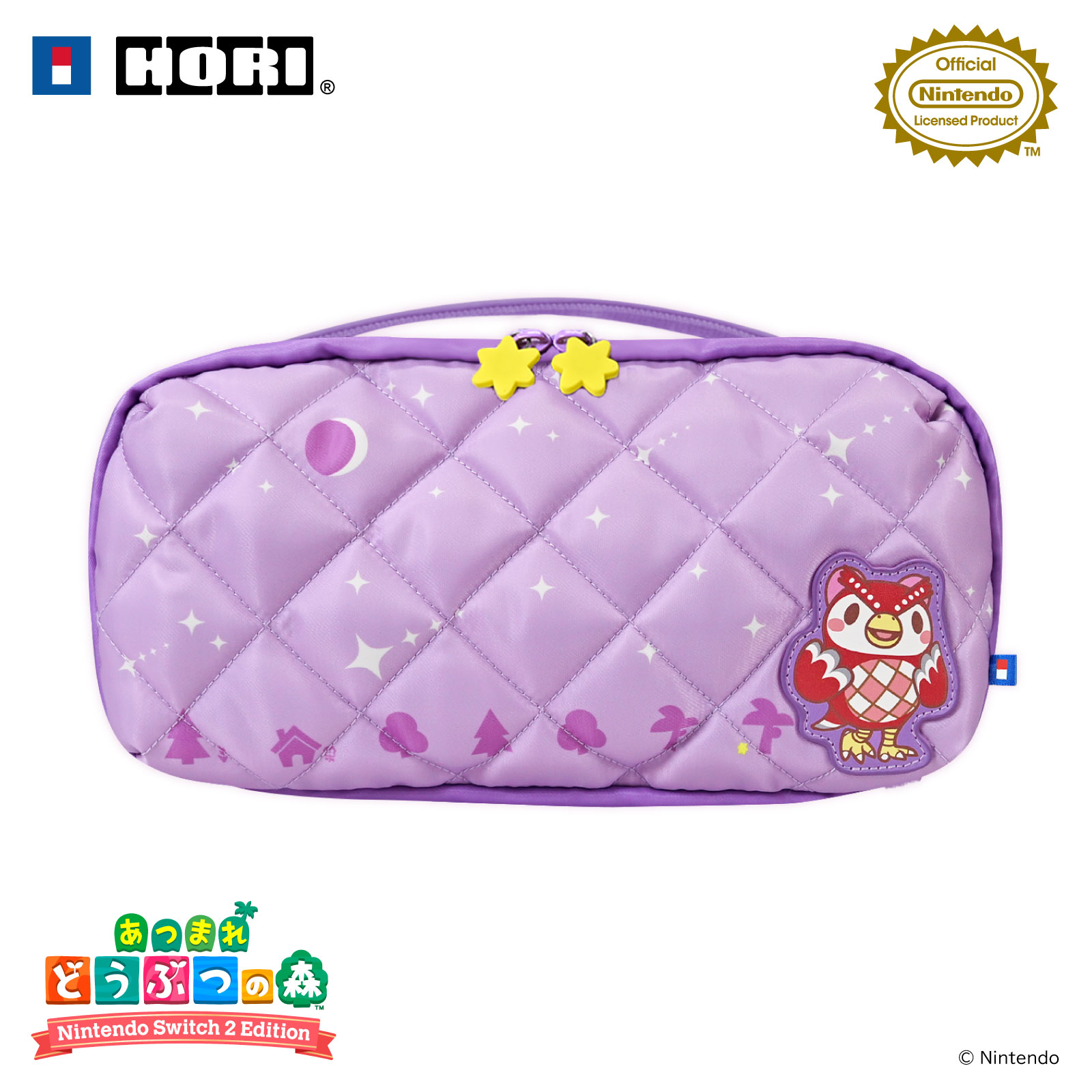 HORI NS2 中容量泡芙包 動物森友會角色系列 傅柯與流星雨 (NSX-219)        HORI NS2  Puff Pouch Animal Crossing Character Series Celeste and the Starry Night (NSX-219)