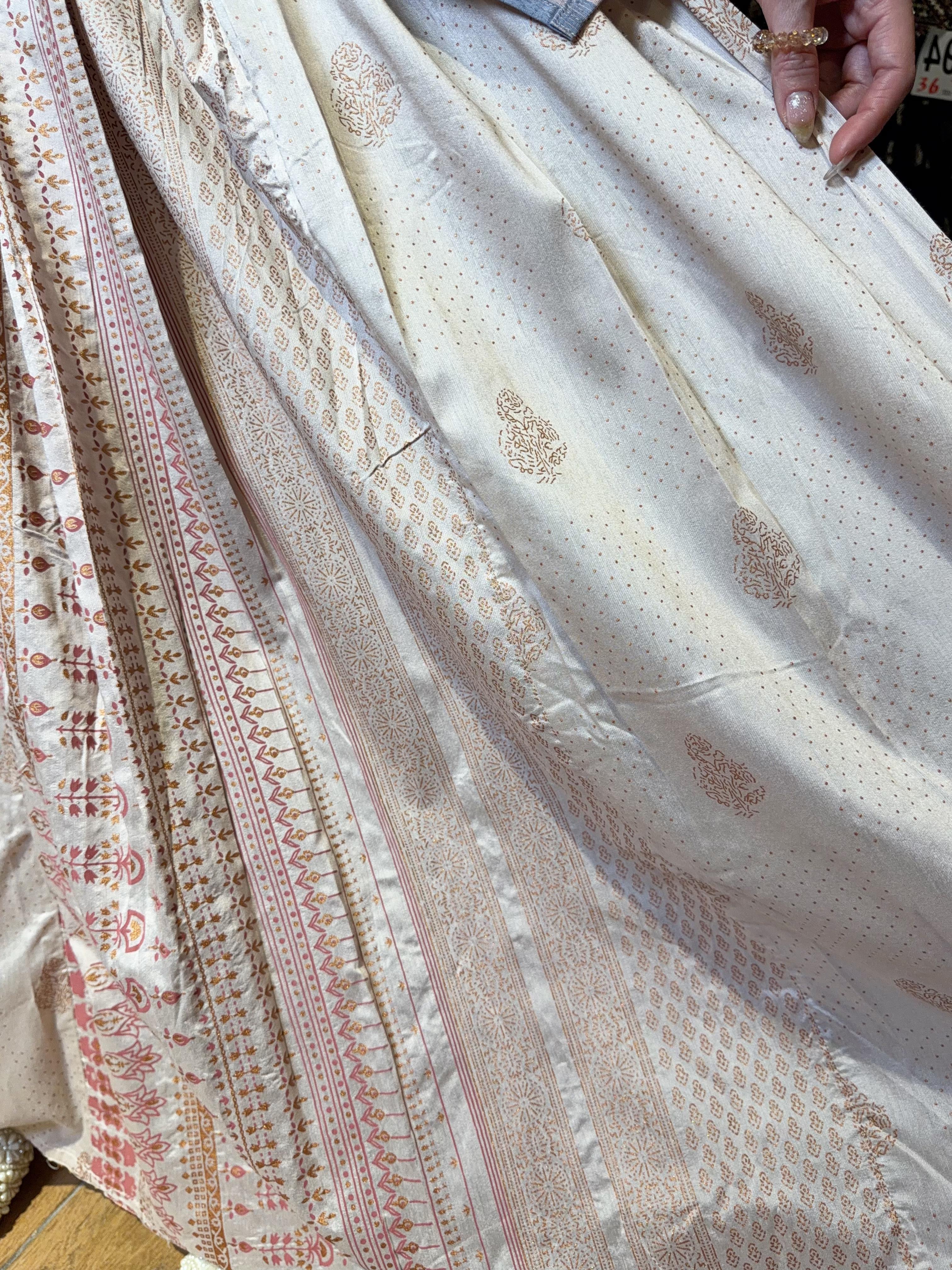 Sakura Pink Skirt 39" #1099