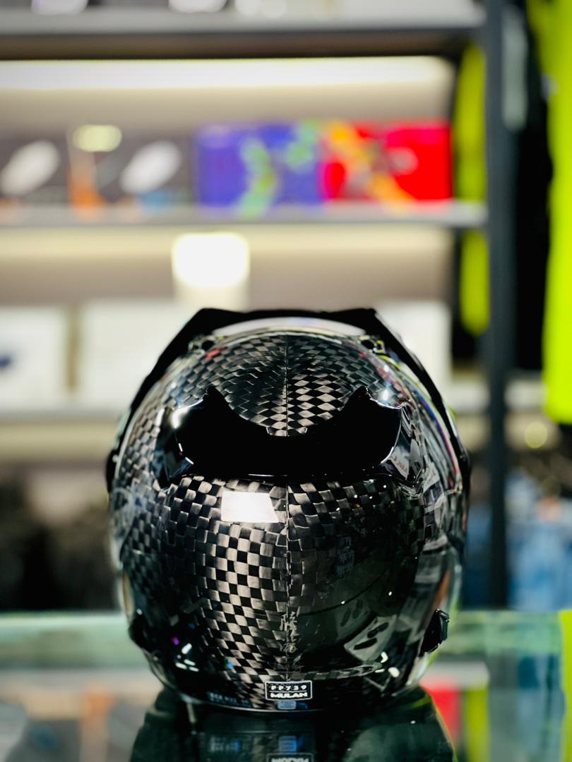 MULAN 739 12K CARBON FIBRE Adventure Helmet | Bulletproof Kevlar | Photochromic Visor | ECE Approved | Touring Ready