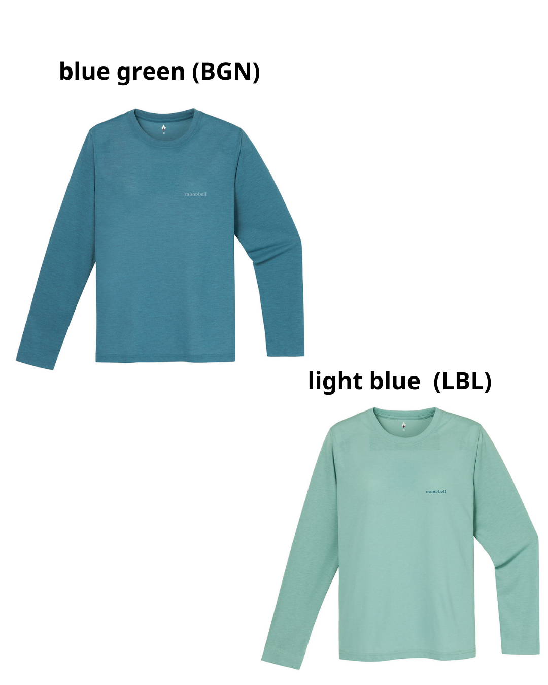 代購 【 2026新色 日本直送 montbell 女裝 Wickron 快乾 透氣 長袖 T-Shirt | Quick-Dry & Breathable T-Shirt logo long sleeve tee women 】