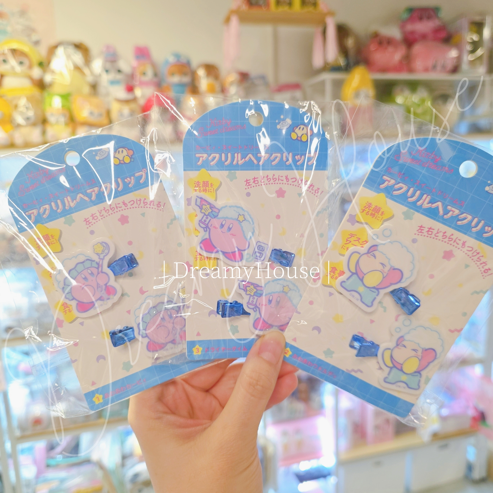 日本 Kirby 髮夾SET
