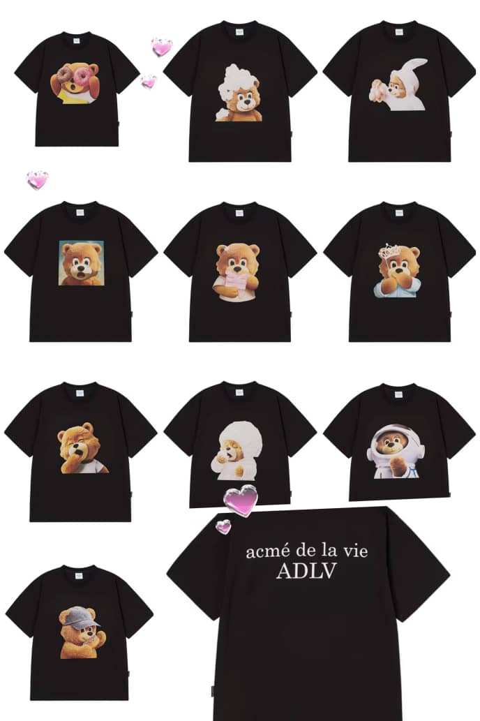 AD70 ADLV: AC Bear Face Short Sleeve T-Shirt (2026 NEW)