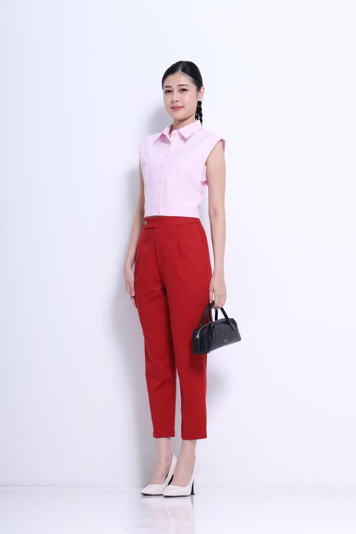 修身窄脚长裤 1624