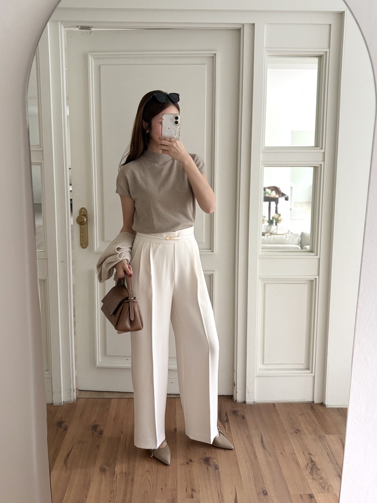 Daily Angora Knitted Top (Mocha)