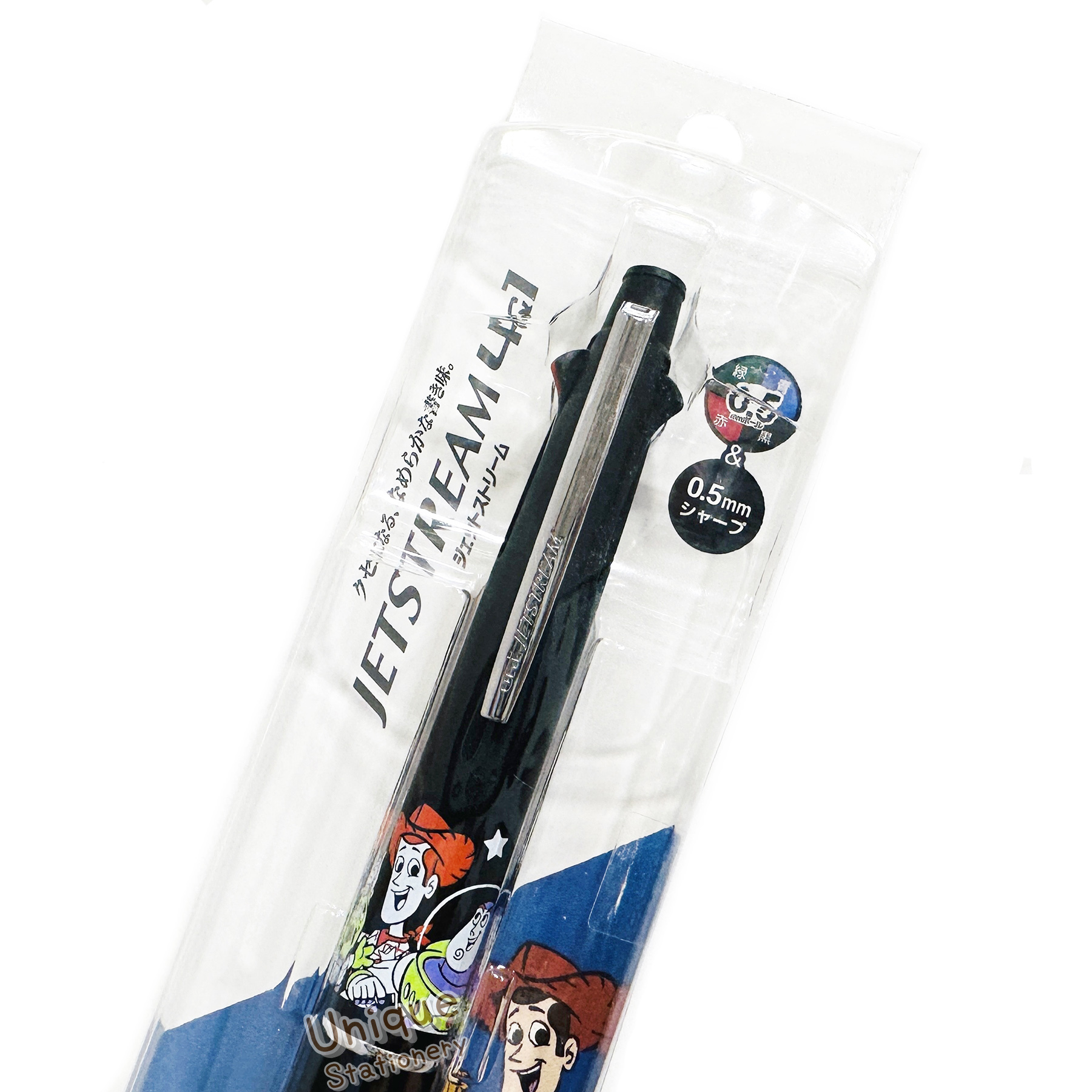 現貨｜Disney Toy Story 日本製 uni Jetstream 4&1 多功能 5用筆 0.5mm 4色原子筆 + 0.5mm 鉛芯筆 (306974)