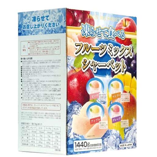 日本Costco 本週特價⏰限時優惠 日本 Costco 空運直送 ✈️  日本Costco直送 日本 雪国アグリ 期間限定 4款雜果 雪葩沙冰 超值家庭裝 大禮盒 (1盒約80粒