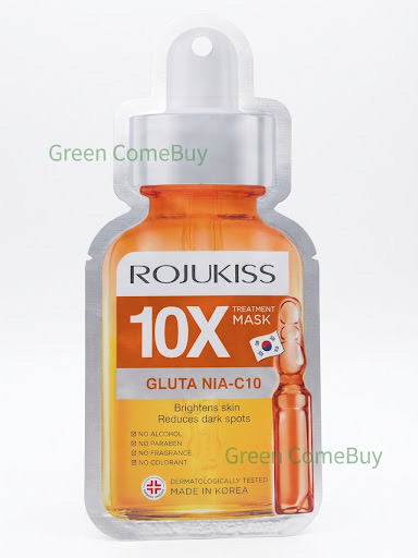 ROJUKISS 10X GLUTA NIA-C10 TREATMENT MASK
