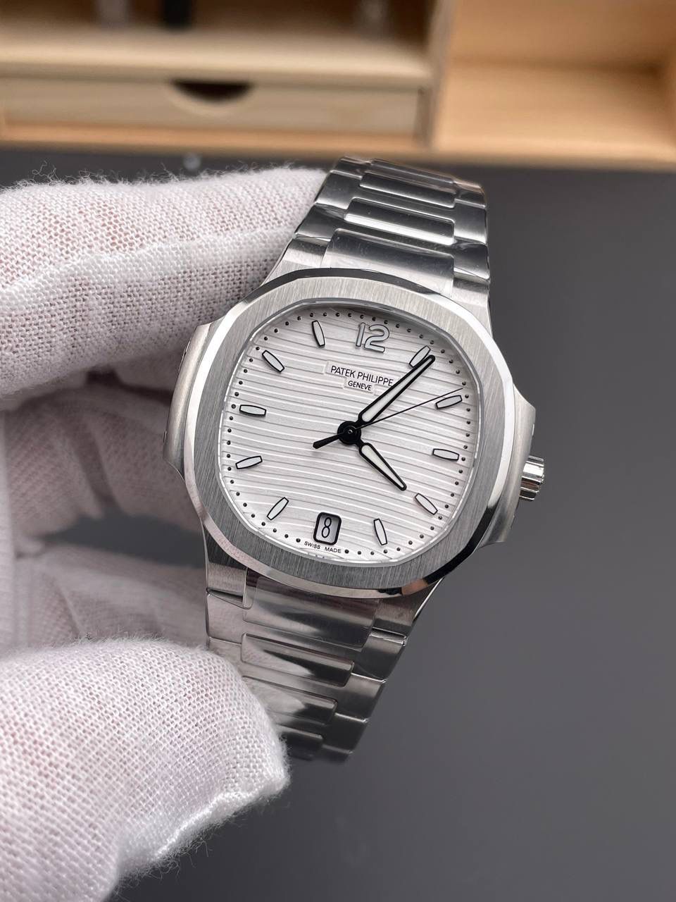 🌐鹦鹉螺7118 白盘女款/35.2mm/324机🌐