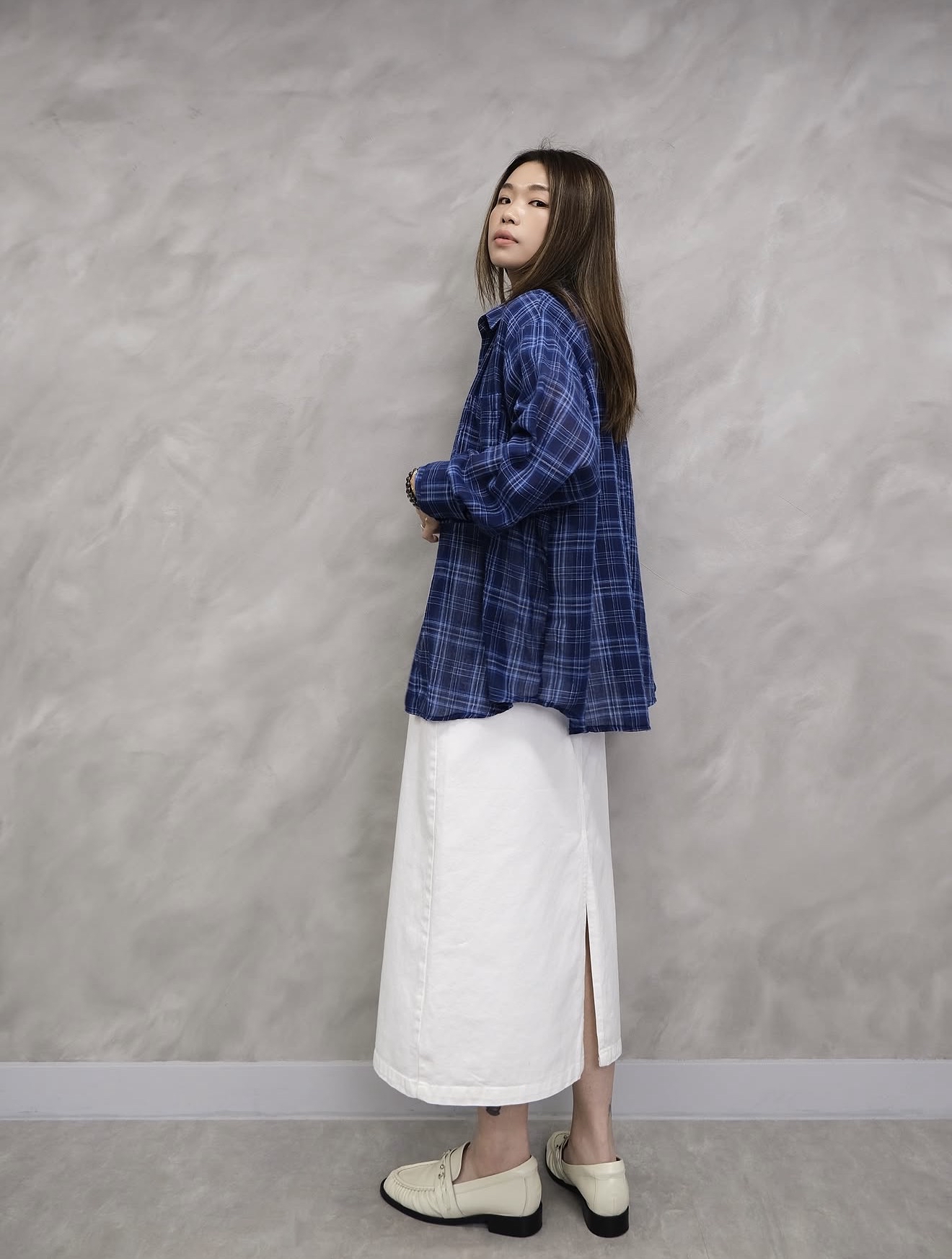 (預購優惠）Plaid pattern shirt #sh37
