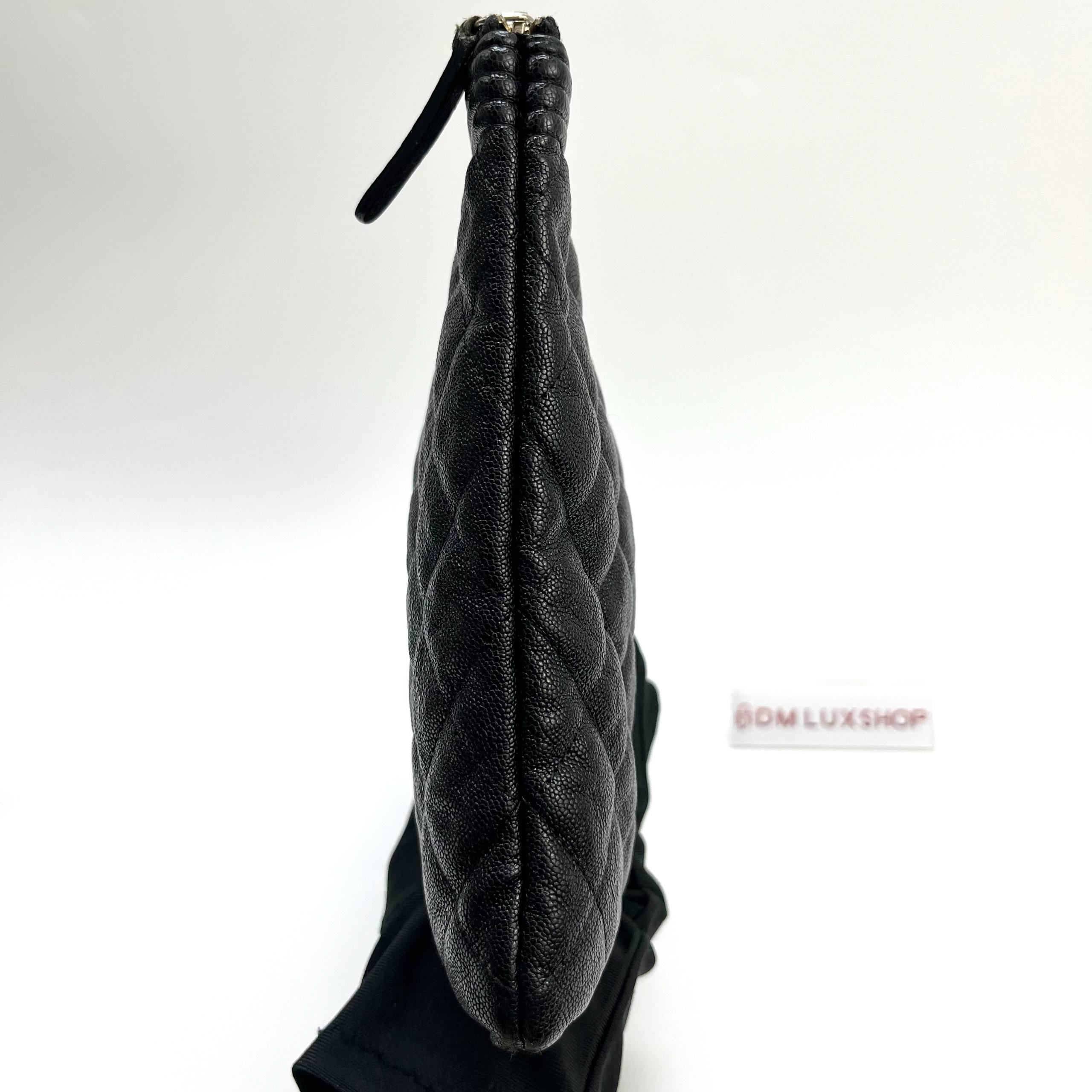 Chanel Black Caviar Boy O Case GHW (Serial 27)