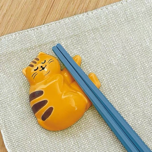 日本Decole貓咪系列筷子架