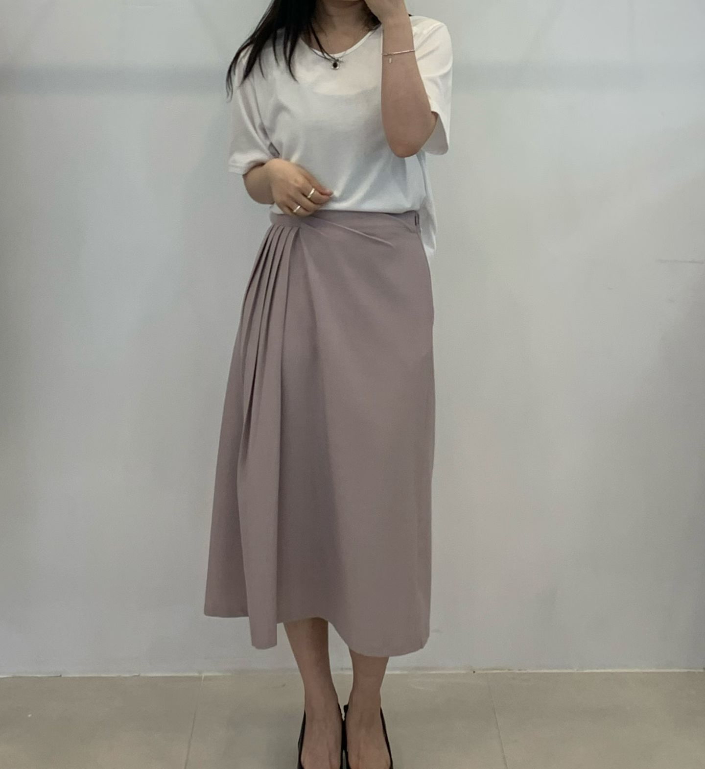 FP15_04 桑蠶絲短TEE (6色)