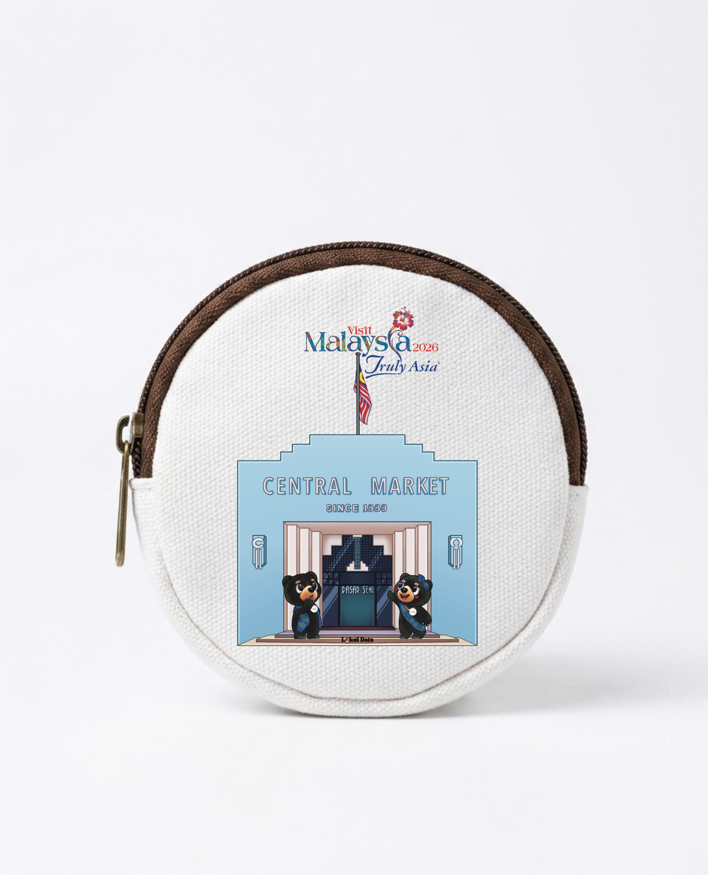 LD43 - Round Small Pouch Central Market