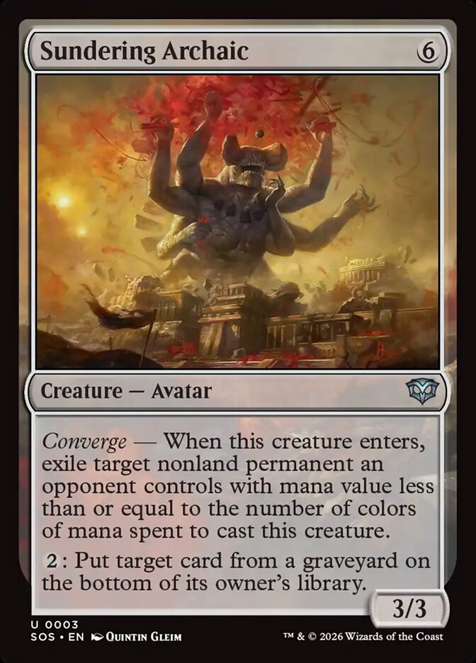 [EN] Sundering Archaic [SOS-003] U