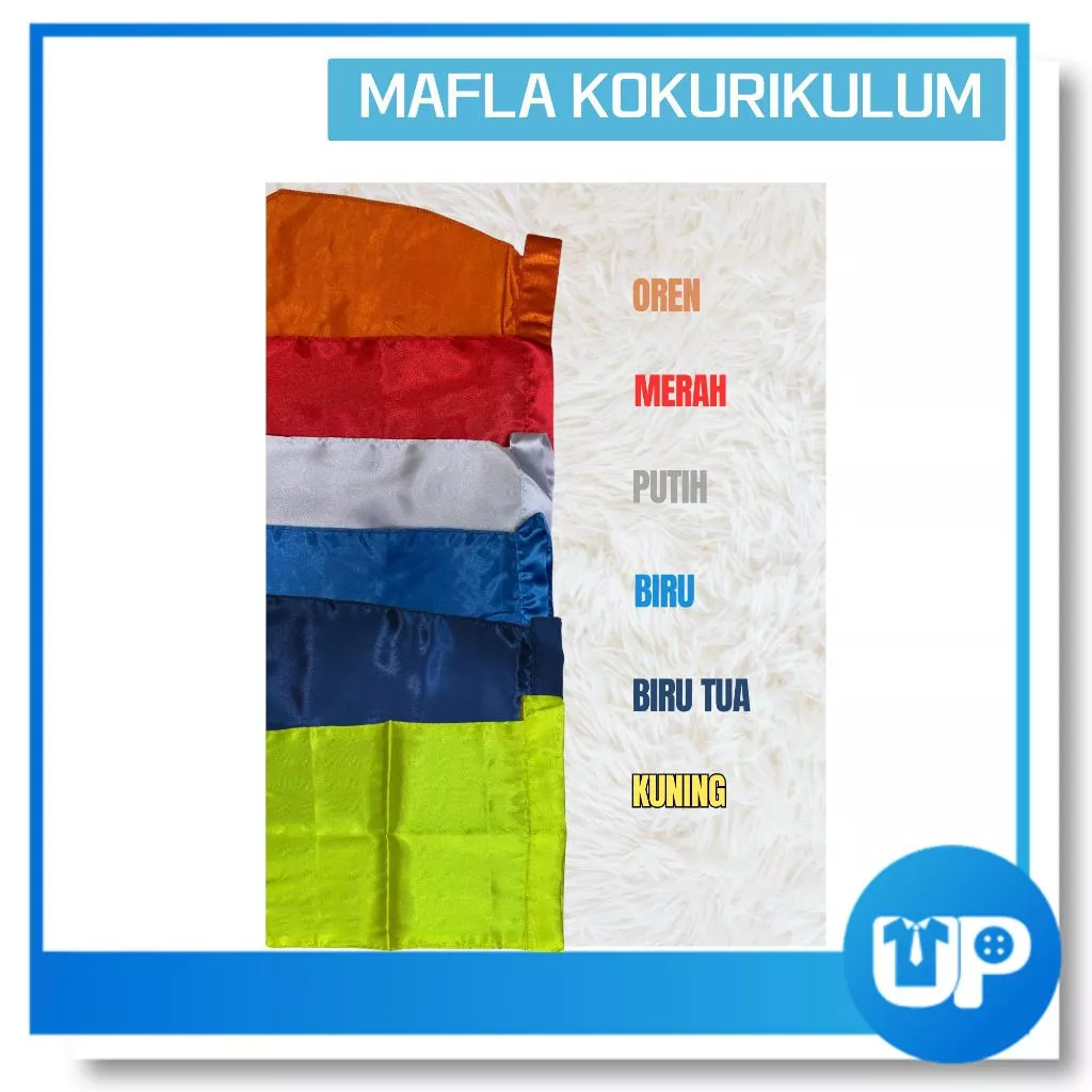 Mafla Kawad Sekolah Kadet Persatuan Uniform Kokurikulum Merah Biru Tua Biru Merah Putih Kuning