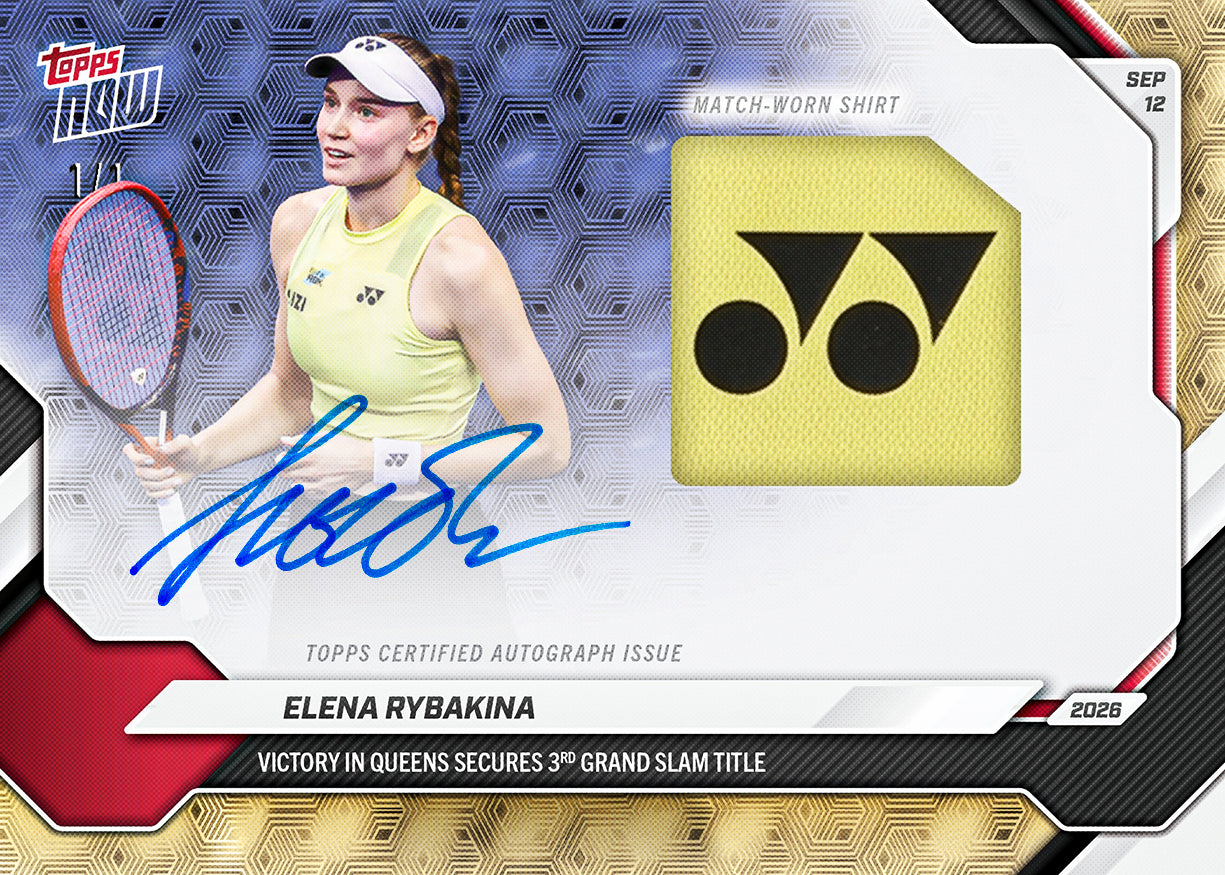 Elena Rybakina - 2026 Topps NOW® Tennis #22【團購】