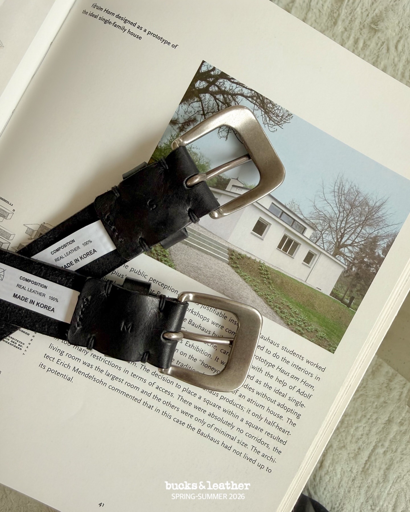 預訂_30mm Vintage Belt By Bucks & leather