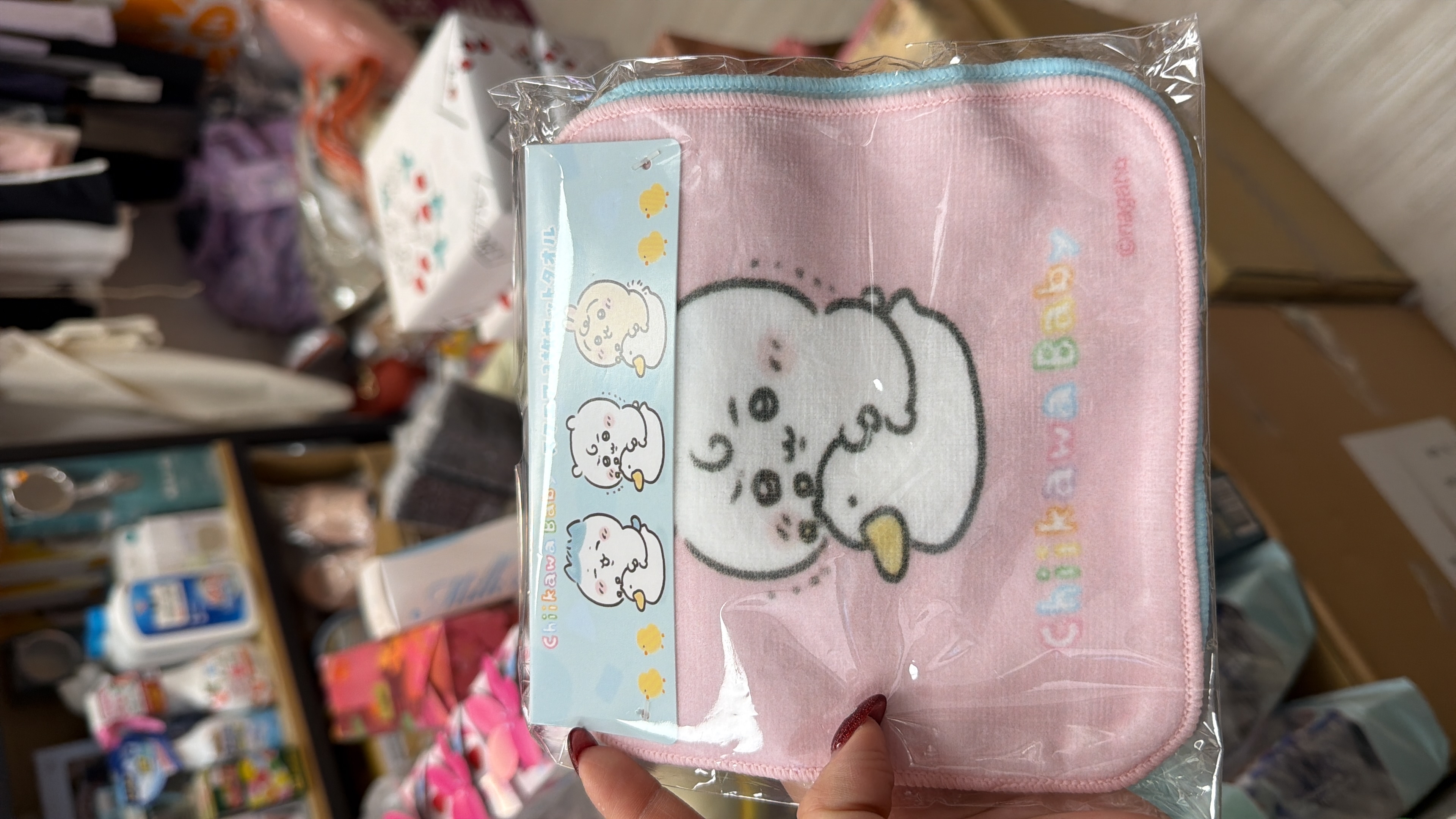 日本 chiikawa baby 系列 一套3條毛巾 