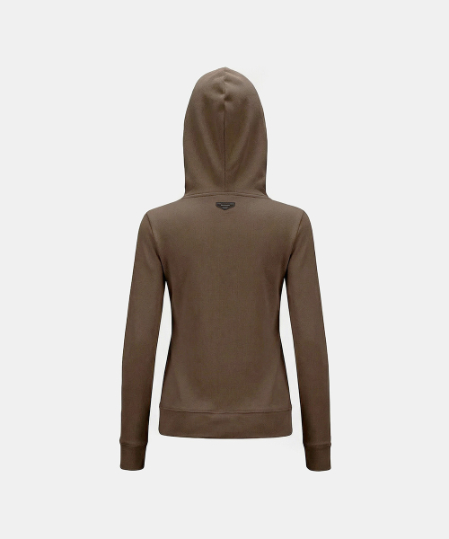 BS Soft Terry Zip-Up Hoodie - Brown