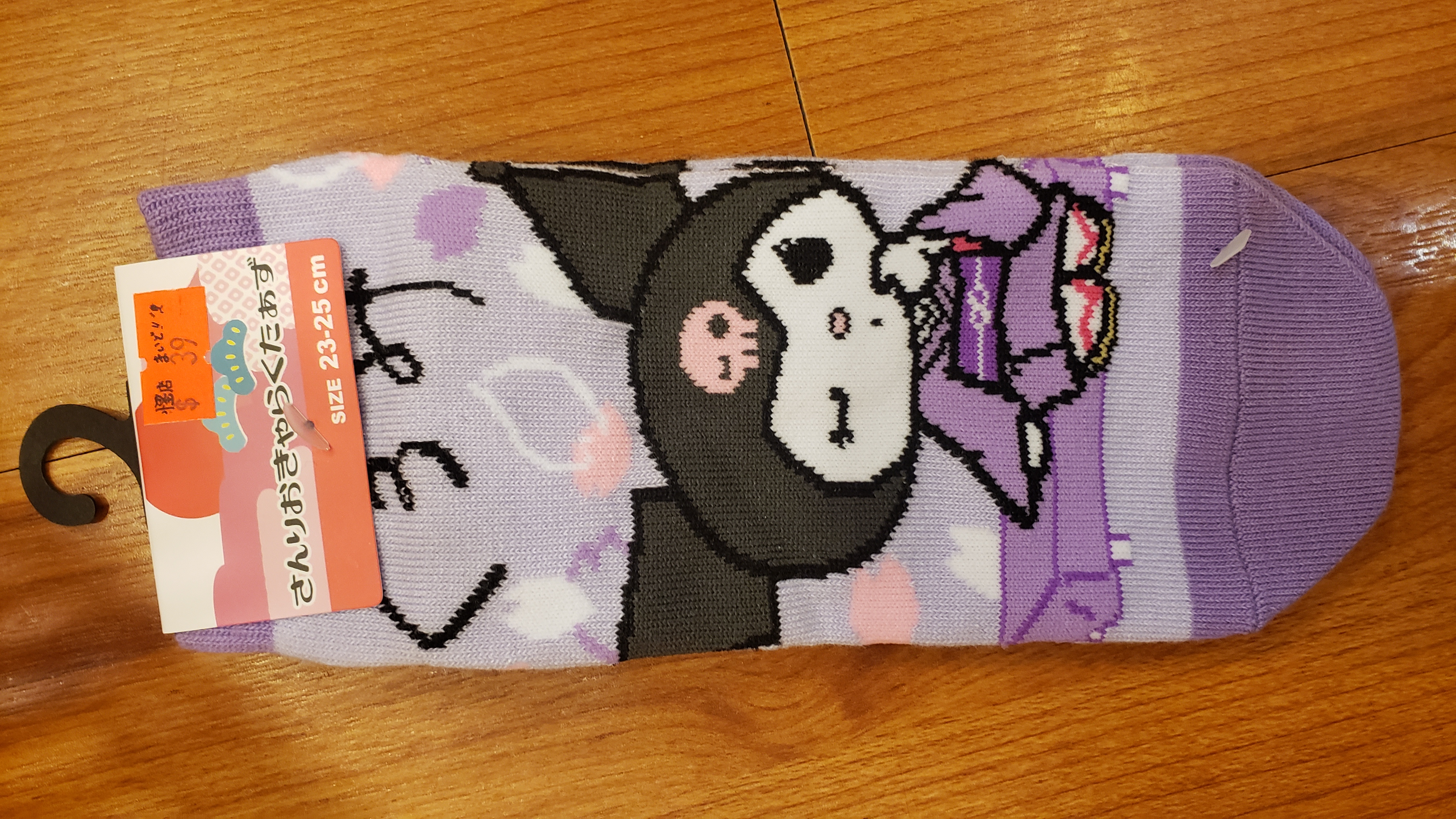 sanrio 襪（kuromi ）