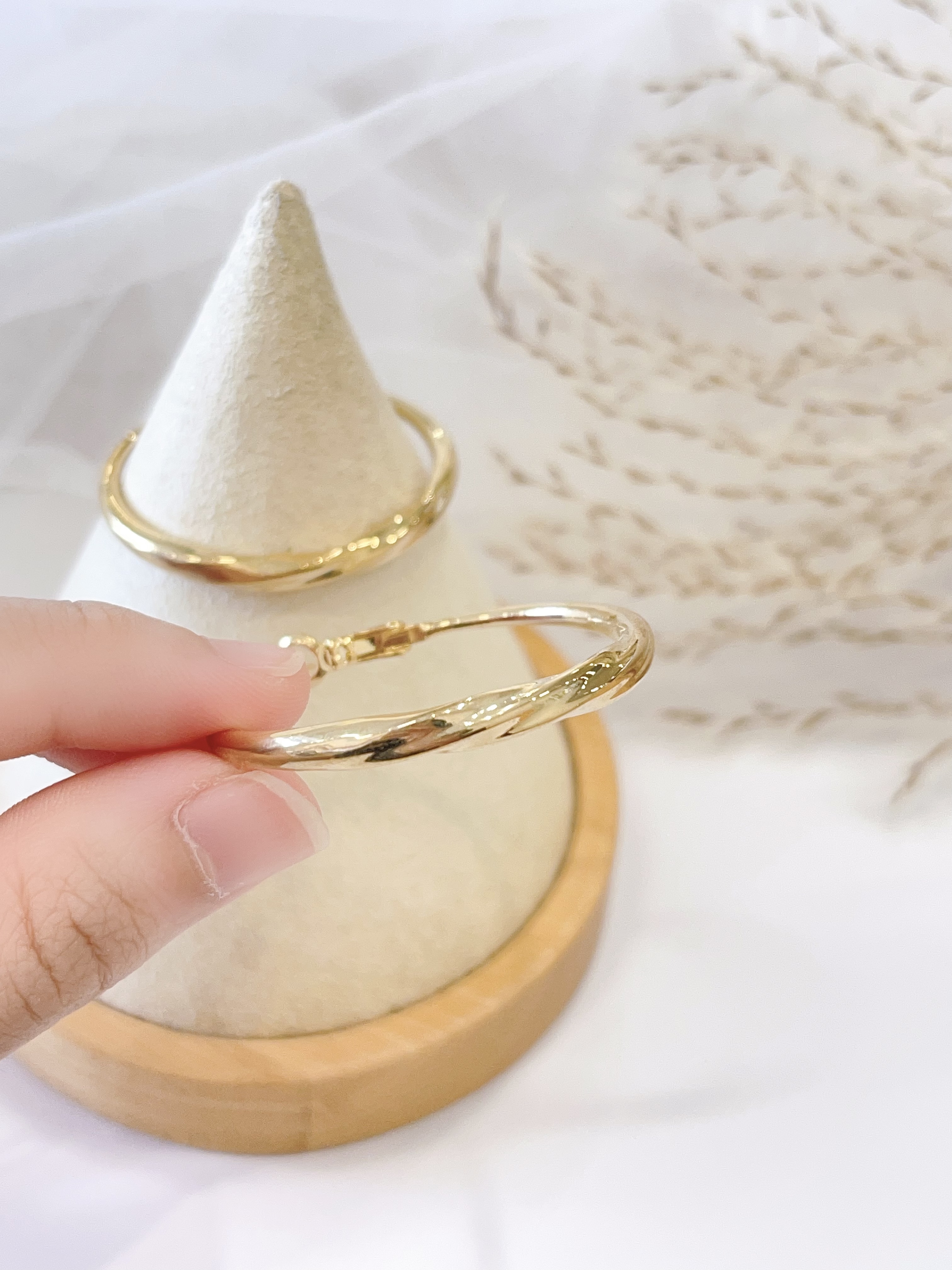 流金之环小设计感耳环