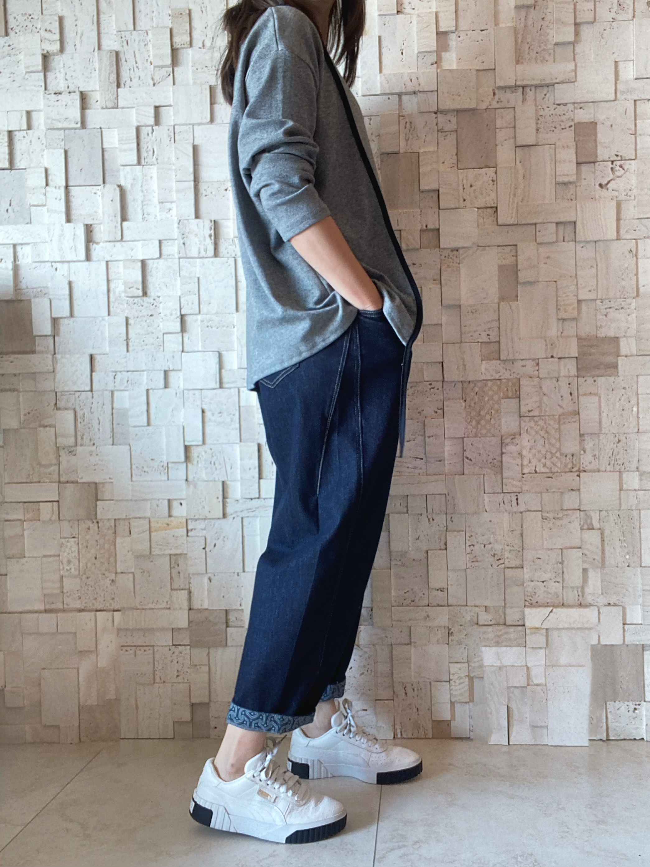 #2062 不規則衫腳Top