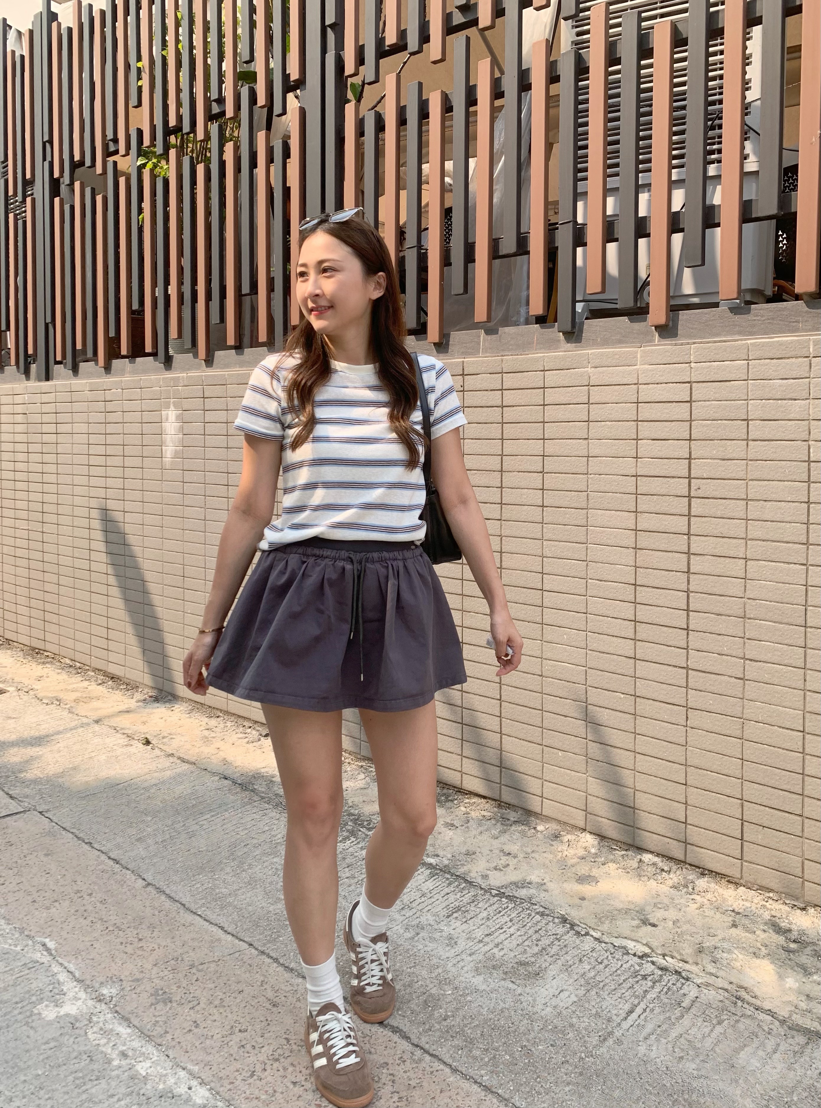 橫間條紋Tee（兩色）