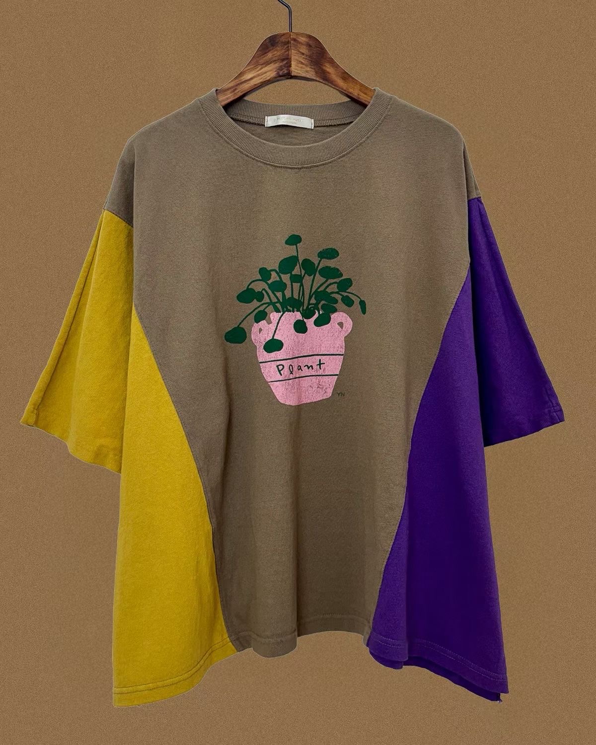 YA OX 3 colors tone plant tee