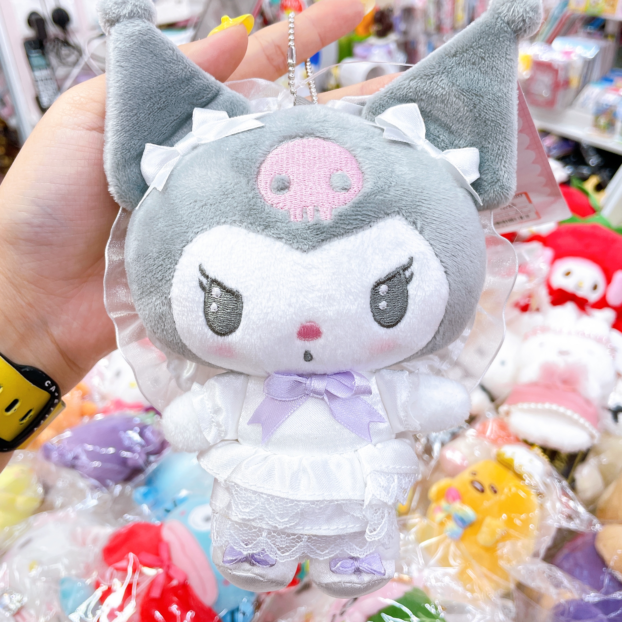 日本直送日本版Hello Kitty Melody Lolita系列公仔掛飾