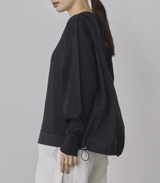 拼接設計上衣 - 2026 流行穿搭  長䄂上衣 春夏時尚穿搭 獨特設計 成人休閒 日常穿搭 易於配搭 日本直送   #JP-I-260024