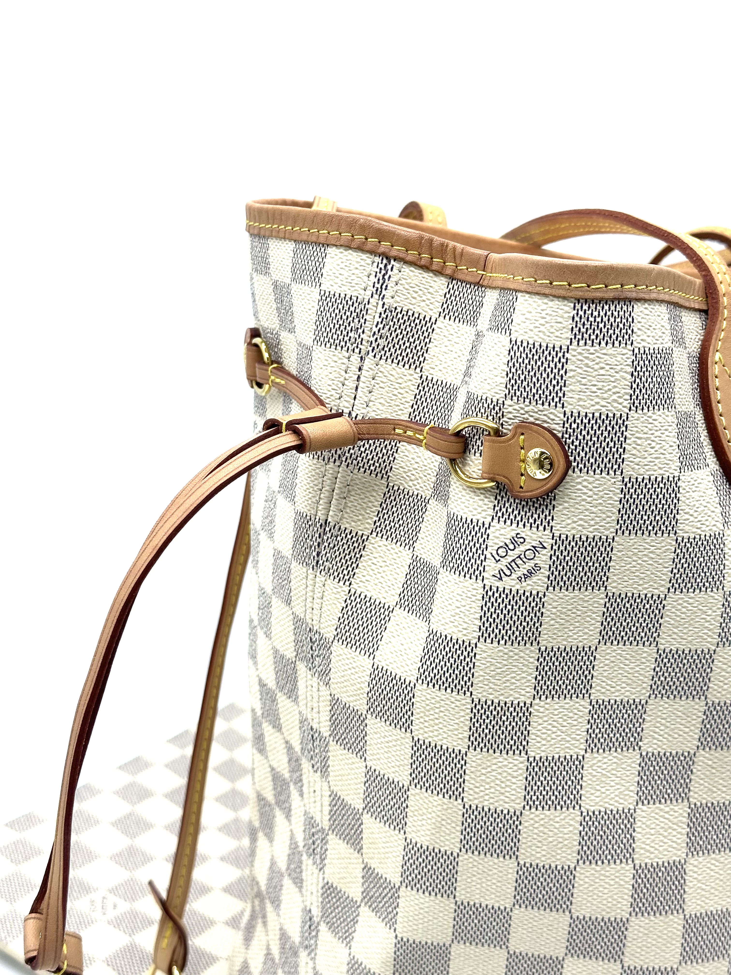 Pre-Owned Louis Vuitton Damier Azur Neverfull PM tote bag / Product Code: 26040901