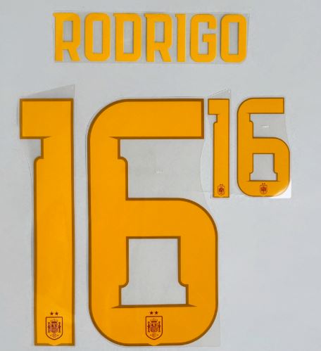 Spain 西班牙 2025-26 2星 主場/作客球衣印字 (內有多選)
