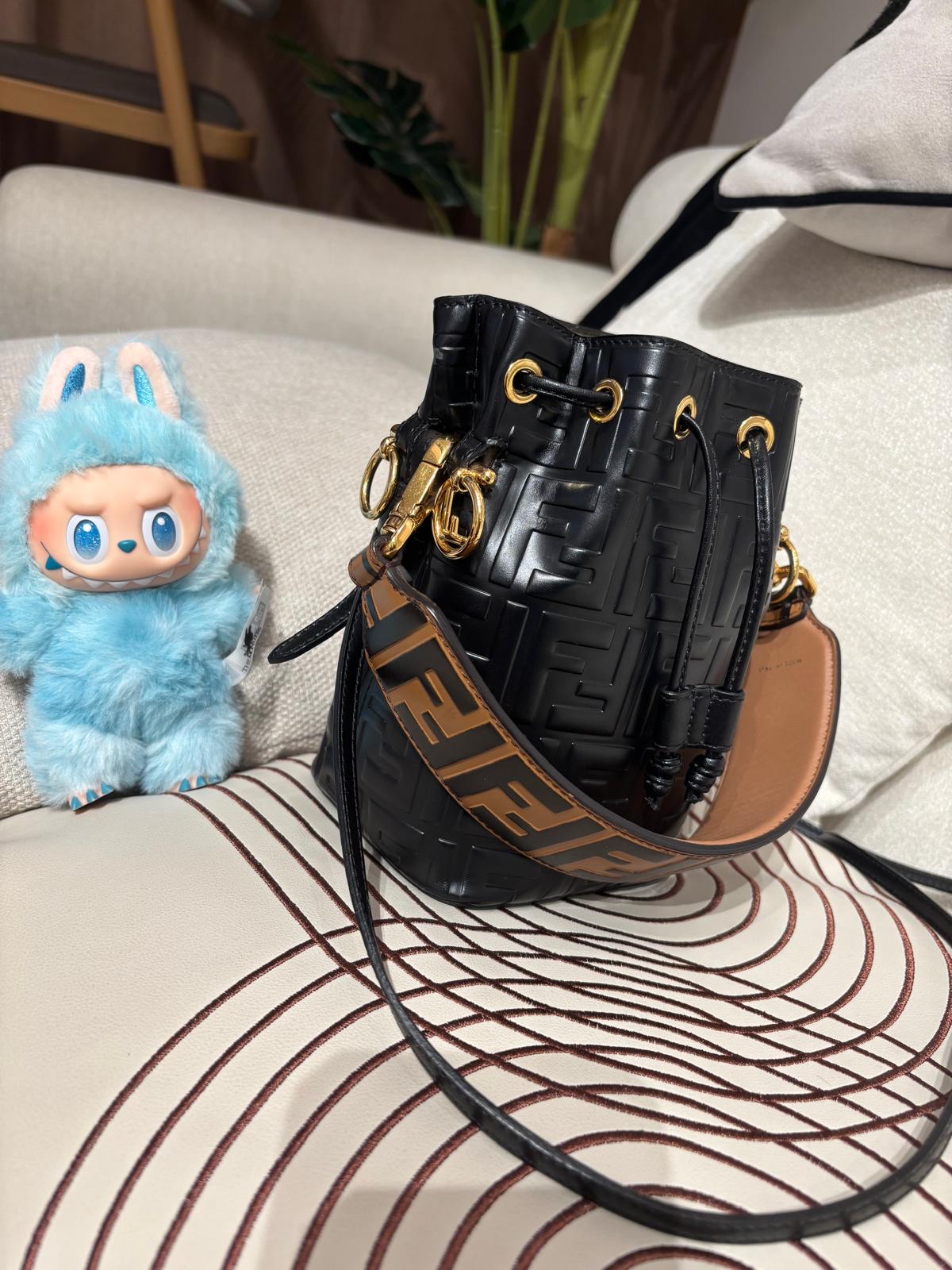 Fendi 2Way bucket bag 100%Authentic, 98%New✅Dust bag