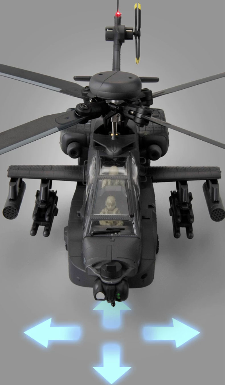 全新RC ERA C170 1:48像真阿帕奇無刷直升機 | 一鍵倒飛模式 | 氣壓定高 | 光流定位 | TOF激光定高 | 一鍵升降